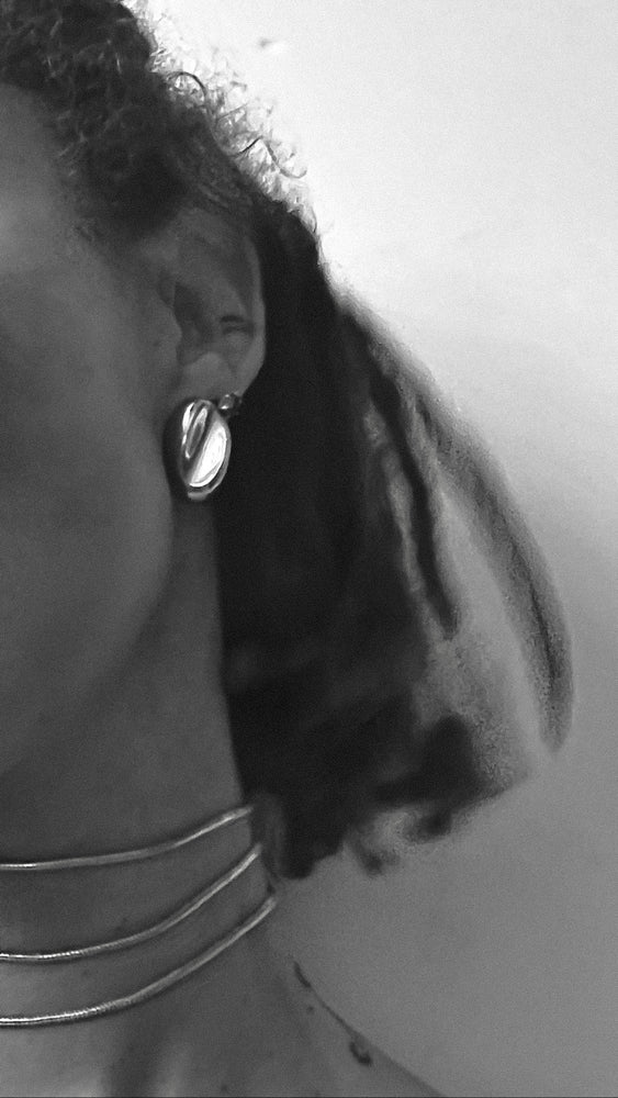 Sea Stone Earrings | Gold