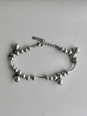 Moon phase Anklet | silver