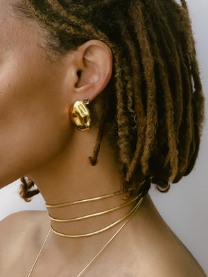 Zoe earrings | Gold