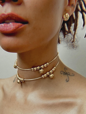 MOON CYCLE DOUBLE CHOKER