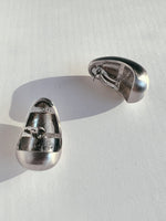 Donyale Luna Half Hoop | Silver