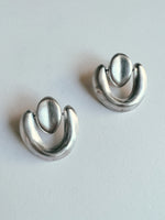 Lily Abstract Earrings | Silver